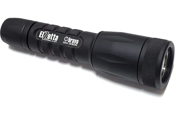 Elzetta Bravo 2-Cell Flashlight w/Standard Bezel Ring